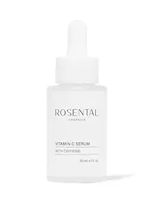 Organics Vitamin C Serum with Caffeine (30ml) – Hydrating Face Serum for Dark Spots, Acne Scars, Wrinkles – Brightening & Anti-Aging Facial Care – Natural Cosmetics – Made in Germany
